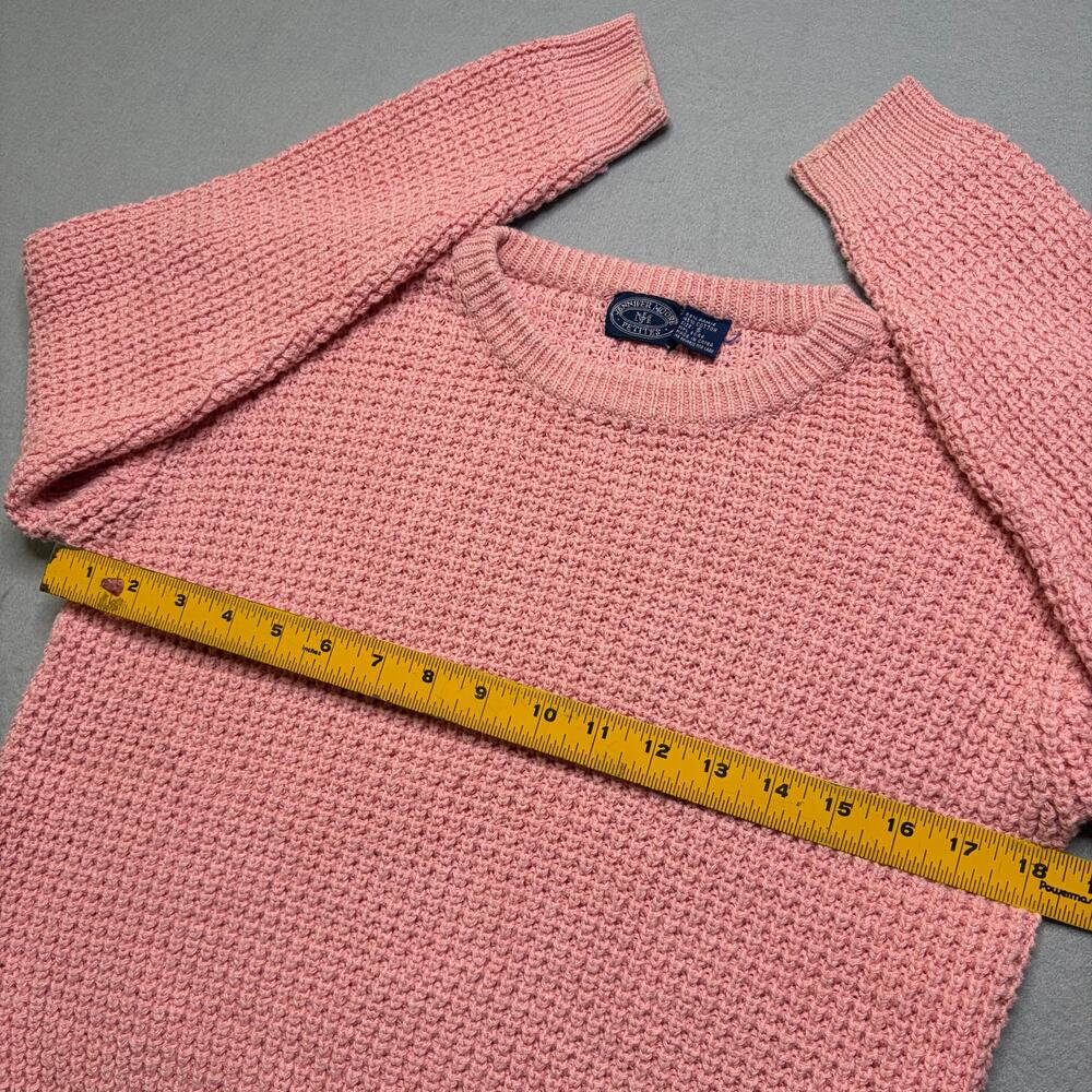 Vintage Newport News Petite Pink Chunky Knit Sweater Womens Small Cottagecore - Picture 6 of 9